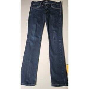 Guess Starlet Straight Leg Jeans Women 28 Blue Stretch Denim Mid Rise. (HL483)